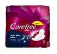 Прокладки Carefree Ultra Night Plus для критических дней, 10 шт