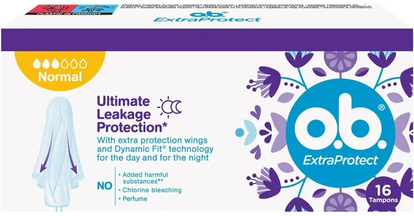 Тампони гігієнічні o.b. ExtraProtect Normal, 16 шт