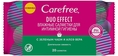 Салфетки влажные Carefree Duo Effect для интимной гигиены, с зеленым чаем и алоэ вера, 20 штук