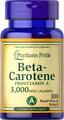 Бета каротин 10 000 МО Puritan's Pride BetaCarotene 10 000 IU, 100 гелевих капсул