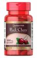 Черная вишня Puritan's Pride Black Cherry 1000 мг, 100 капсул