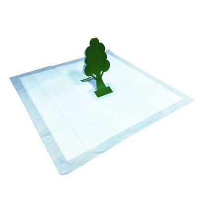 Пеленки M-Pets Pee Pee Tree Training Pads для приучения к туалету с деревцем для собак, 60х60 см, 15 штук