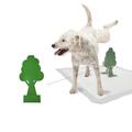 Пеленки M-Pets Pee Pee Tree Training Pads для приучения к туалету с деревцем для собак, 60х60 см, 15 штук