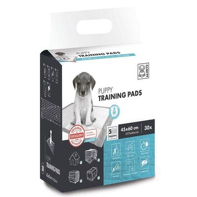 Пелюшки M-Pets Puppy Training Pads для привчання цуценят до туалету, розмір 60х45 см, 30 штук