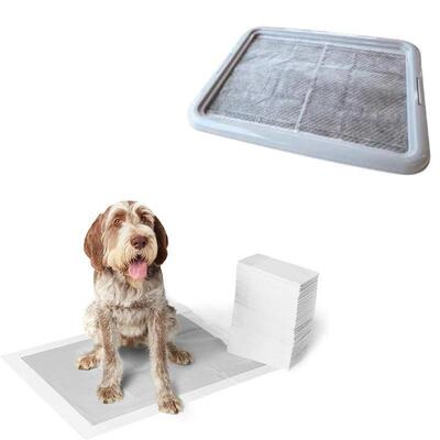 Пеленки одноразовые M-Pets Carbon Training с бамбуковым углем для собак, размер 90х60 см, 30 штук