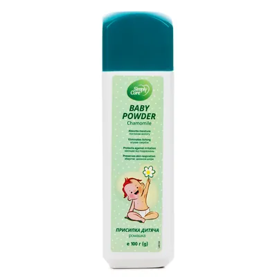 Присипка дитяча Simply Care з ромашкою 100 г