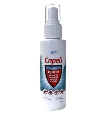 Спрей від комарів Simply Care Light, 100 мл