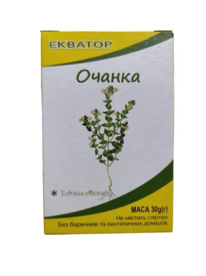 Фиточай Экватор Очанка трава по 30 г в пач.