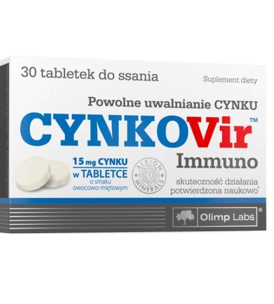 Цинк Olimp CynkoVir Immuno, 30 таблеток