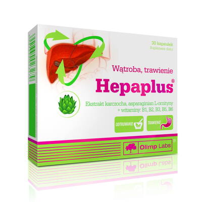 Комплекс для печени с экстрактом артишока Olimp Hepaplus, 30 капсул