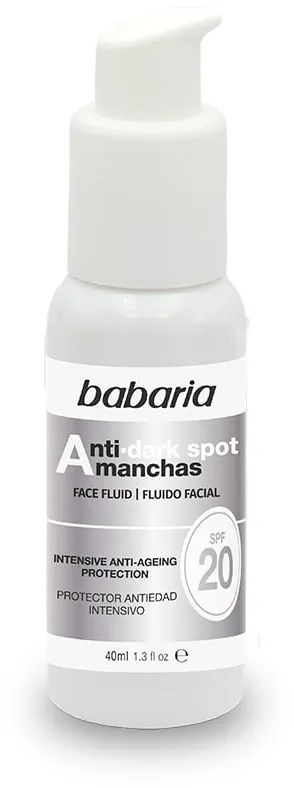 Флюїд для обличчя Babaria SPF 20 проти пігментних плям, 40 мл