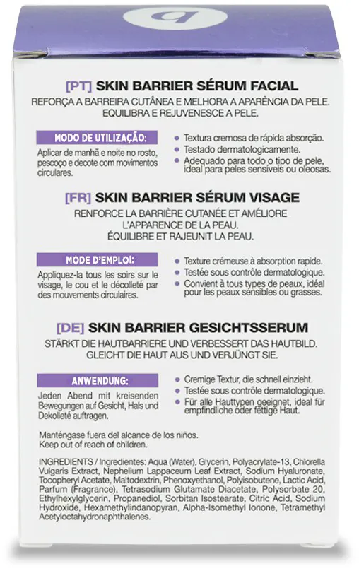 Сироватка для обличчя Babaria Skin Barrier для зміцнення шкірного бар'єру, 30 мл
