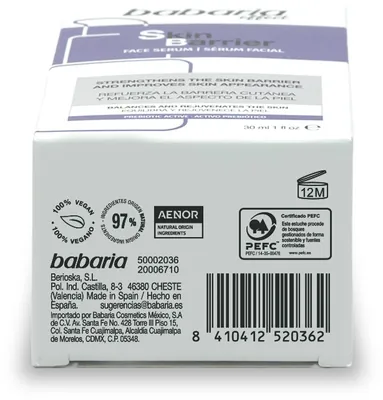 Сироватка для обличчя Babaria Skin Barrier для зміцнення шкірного бар'єру, 30 мл