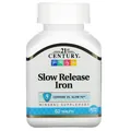 Залізо повільного вивільнення 21st Century Slow Release Iron, 60 таблеток