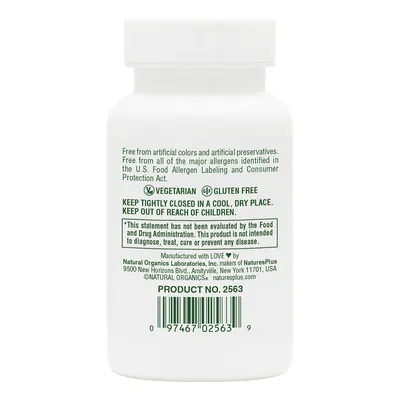 Кверцетин, Бромелайн та Вітамін С Nature's Plus Quercetin plus Bromelain & Vitamin C, 60 таблеток