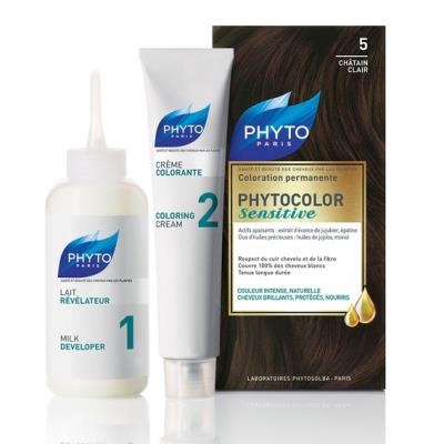Фарба для волосся Phyto Phytocolor Sensitive перманентна тон 5 світлий шатен
