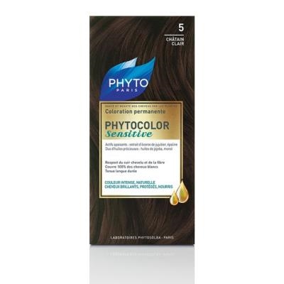 Краска для волос Phyto Phytocolor Sensitive перманентная тон 5 светлый шатен