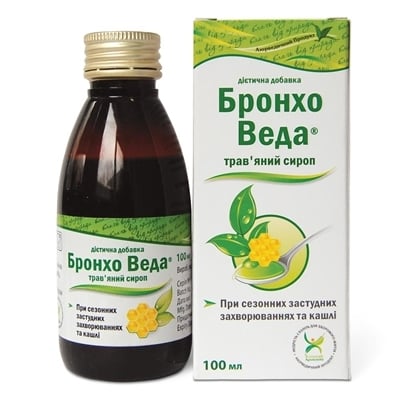 Бронхо Веда Травяной сироп по 100 мл во флак.