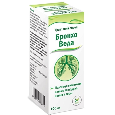 Бронхо Веда Трав'яний сироп по 100 мл у флак.