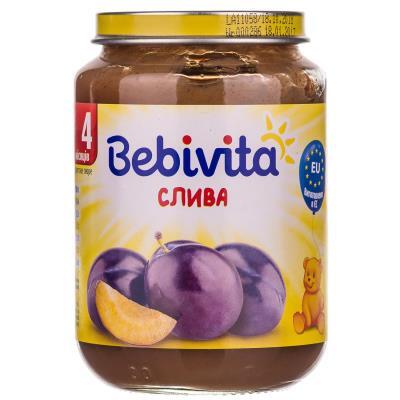 Пюре фруктовое Bebivita Слива, 190 г