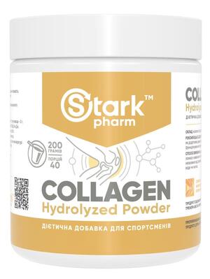 Коллаген гидролизат Stark Pharm Stark Collagen Hydrolyzed Powder без вкусовых добавок, 200 г