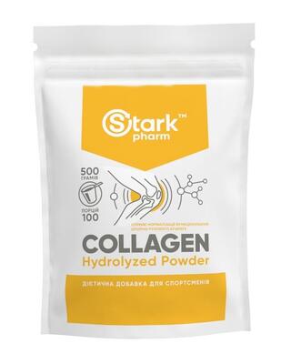 Коллаген гидролизат Stark Pharm Stark Collagen Hydrolyzed Powder без вкусовых добавок, 500 г
