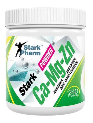 Комплекс минералов Stark Pharm Stark Calcium Magnesium & Zinc Powder, 240 г