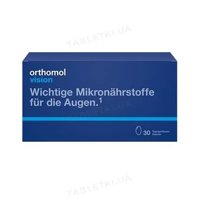 Ортомол Vision капсули, курс 30 днів