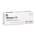 Мемокс 20 таблетки, в/плів. обол. по 20 мг №60 (10х6)
