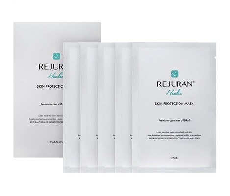 Маска тканевая для лица Rejuran Skin Protection Mask ухаживающая, 5 х 27 мл