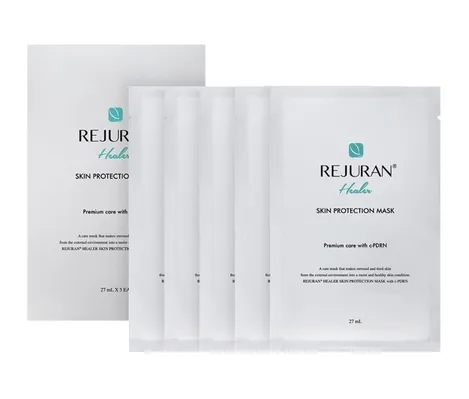 Маска тканинна для обличчя Rejuran Skin Protection Mask доглядаюча, 5 х 27 мл