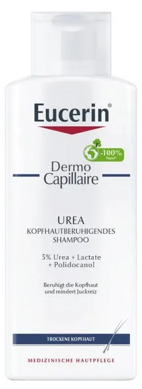 Шампунь Eucerin DermoCapillaire Urea заспокійливий для сухої і подразненої шкіри голови (69657), 250 мл