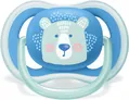 Пустушка силіконова Philips Avent Ultra Air SCF085/03 ортодонтична, 6-18 місяців, для хлопчиків, 2 шт