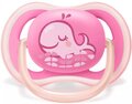 Пустышка силиконовая Philips Avent Ultra Air SCF085/04 ортодонтическая, 6-18 месяцев, для девочек, 2 шт