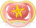 Пустышка силиконовая Philips Avent Ultra Air SCF085/04 ортодонтическая, 6-18 месяцев, для девочек, 2 шт