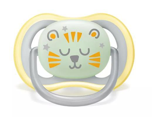 Пустушка силіконова Philips Avent Ultra Air Nighttime SCF376/01, 18+ місяців, 2 шт