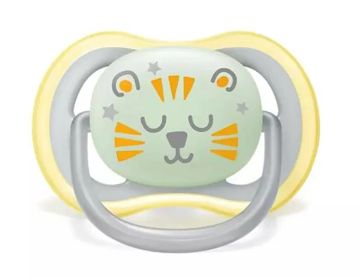 Пустушка силіконова Philips Avent Ultra Air Nighttime SCF376/01, 18+ місяців, 2 шт