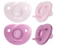 Пустушка силіконова Philips Avent Soothie SCF099/22 фігурна, 0-3 місяців, для дівчинки, 2 шт