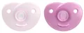 Пустушка силіконова Philips Avent Soothie SCF099/22 фігурна, 0-3 місяців, для дівчинки, 2 шт