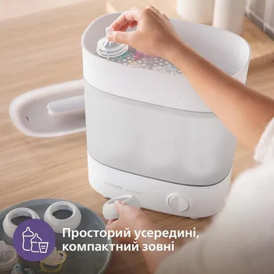 Стерилізатор Avent 3-в-1 SCF291/00 для пляшечок електричний