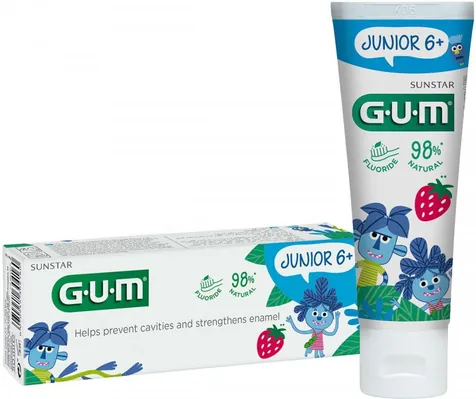 Зубна паста-гель GUM Junior Strawberry , 50 мл
