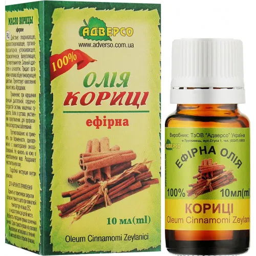 Олія ефірна Адверсо кориці, 10 мл