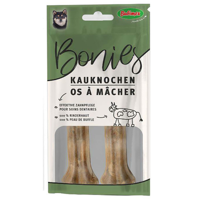 Лакомство жевательное Bubimex Rawhide Bone кость для собак, 11 см, 2 шт