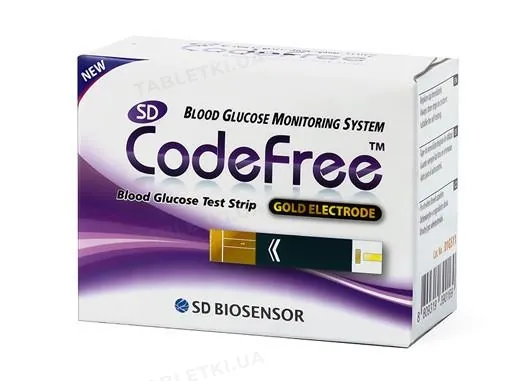 Тест-смужки SD CodeFree для глюкометра 50 штук (2х25)