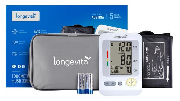 Тонометр Longevita BP-1319 автоматический, манжета 22-40 см
