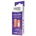 Пластир медичний бактерицидний Health House Essentials на тканинній основі розмір 1,9 см х 7,2 см, 10 штук