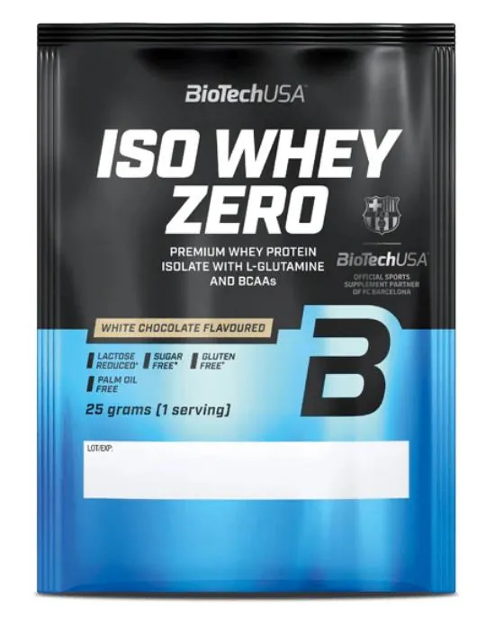 Протеїн сироватковий ізолят Biotech Iso Whey Zero білий шоколад, 25 г