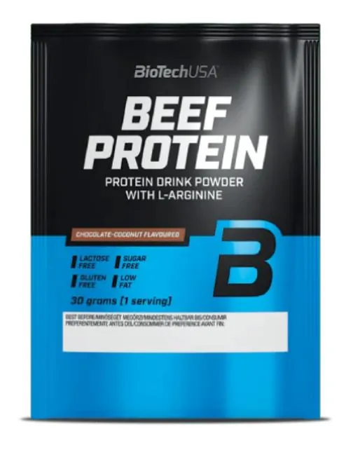 Протеїн яловичий гідролізат Biotech BEEF Protein шоколад-кокос, 30 г