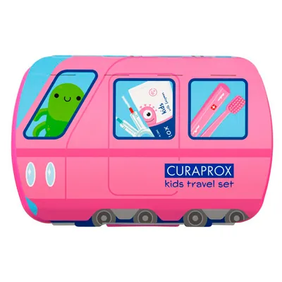 Набір Curaprox Kids дитячий дорожній, рожевий