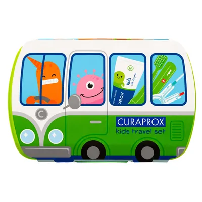 Набір Curaprox Kids дитячий дорожній, зелений